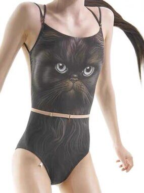 JAC CATavatar Cross Back Leotard Size M